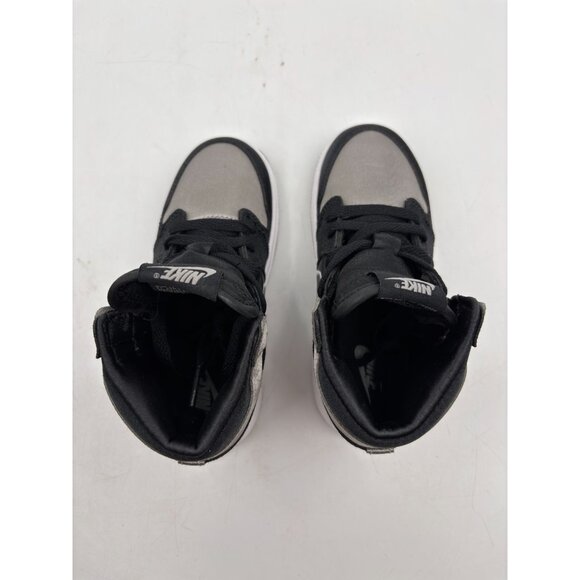 Air Jordan 1 Retro High OG TD Black/Medium Grey-White 9C With Box - Picture 7 of 10